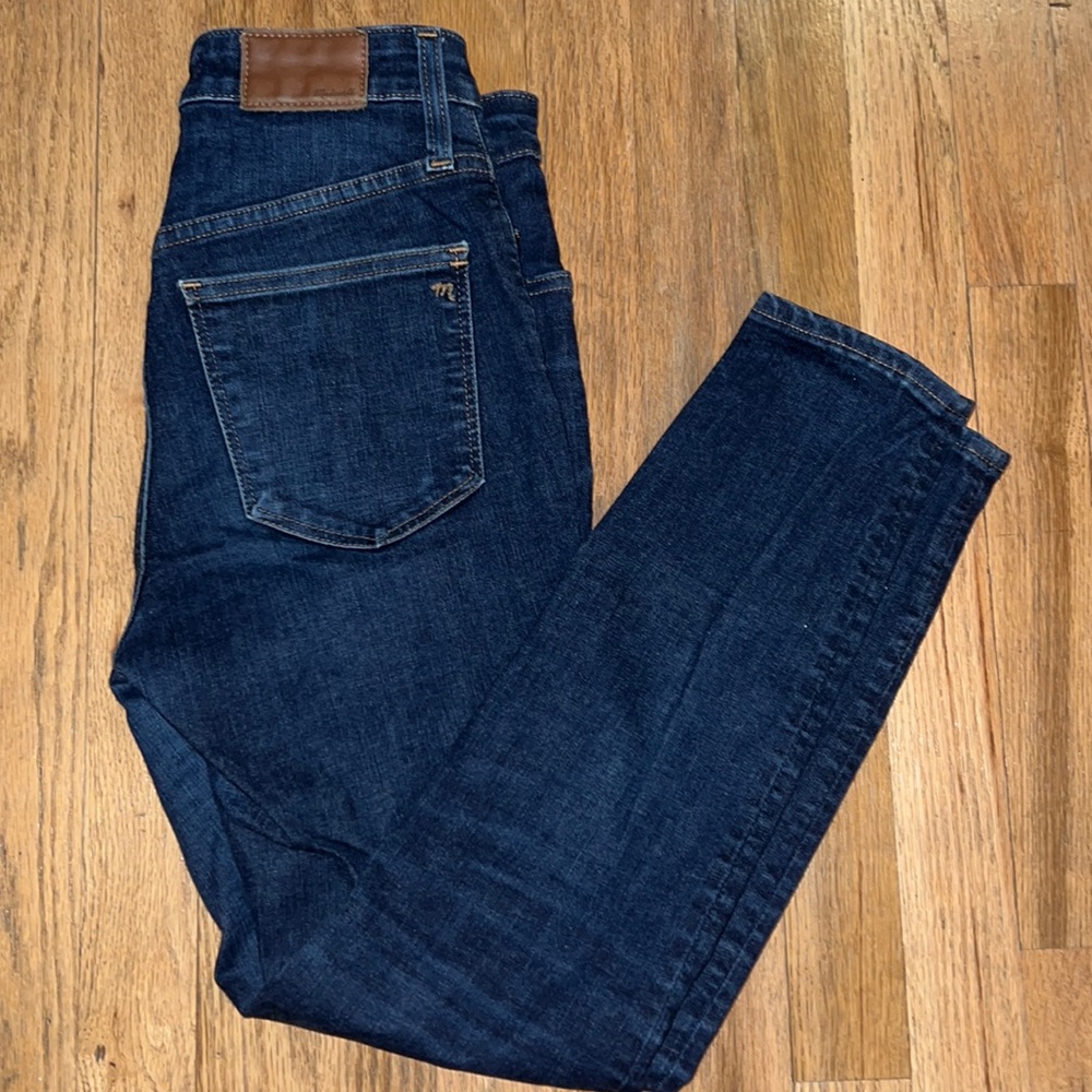 Madewell petite curvy high rise skinny jeans